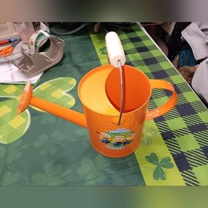 Orange Watering Can with Handle
